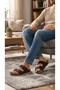 Orthopedic Sole Two Buckle Men's Slippers
