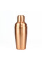 Premium 3-Piece Copper-Plated Stainless Steel Cocktail Shaker - 11oz (330ml)