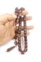 Zeyzun Masterpiece Vertical Vein (Signature Nail Spacer Stamps Silver) Crimped Amber - 5