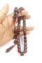 Zeyzun Masterpiece Vertical Vein (Signature Nail Spacer Stamps Silver) Crimped Amber - 4