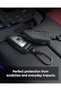BMW Key Fob Cover Rugged Armor with Carabiner for 2 3 5 6 7 8 X1 X2 X3 X4 X5 X6 X7 Z4 G Series-Black - 3