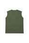 Men's Large Size Khaki Zero Sleeve Fresh T-Shirt 3Xl-4Xl-5Xl-6Xl - 5