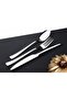 Lug Ga Nida Dessert Knife Set of 6 - High Quality 18/10 Stainless Steel - 2