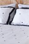 Cœurs Double Duvet Cover Set 100% Cotton Satin (Fitted Sheet - Duvet Cover - 2 Pillowcases) - 4