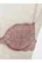 Underwire Padded Lace T-Shirt Bra - 2