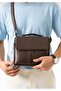 Genuine Leather Horizontal Men's Shoulder Bag & Crossbody Bag & Casual Men's Bag & Men's Handbag & Briefcase - 3