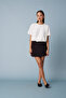 Short Skirt with Layered Design and Inside Shorts