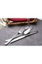 Lug Ga Nida Dessert Knife Set of 6 - High Quality 18/10 Stainless Steel - 4