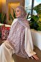 Halka Desen Ferah Shawl in Mink Color - 4