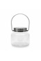 Hamid Airtight Glass Storage Jar with Stainless Steel Lid & Swing Carry Handle — 1800 ml