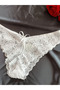 Lara Full Lace Front Bow Detailed Women's Underwear Bikini Model - 2