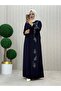 Stone-Embellished Ferace Dress - 2