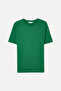 Men's Green Comfort Fit Crew Neck T-Shirt - 4