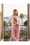 "Women's White Oversize T-Shirt with Graphic Print and Crew Neck T-Shirt"