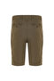 Men's Navy Blue Straight Fit Tie-Up Linen Shorts - 3