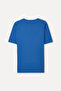 Men's Cobalt Blue Modal Blend Comfort Fit Crew Neck T-Shirt - 2