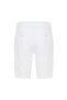 Men's White Straight Fit Tie-Leg Linen Shorts - 2