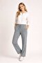 Unisex Jogger Sweatpants with Flat Legs and Rope Detail, Elastic Waistband