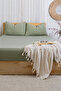100% Cotton 2 Layer Muslin Elastic Sheet Set Natural Woven /Single - Double - King Size
