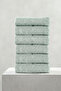 6-Pack Agora Mint Hand Towels - 50X80 Cm, 170 Gr, 100% Cotton, Spa and Hotel Towels
