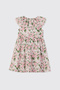 Liberty Fabric Baby Girl Rose Patterned Dress - 2