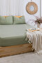 100% Cotton 2 Layer Muslin Elastic Sheet Set Natural Woven /Single - Double - King Size - 2