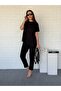 Lace Pieces in Modal Set, Black - 8