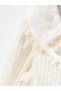 Special Occasion Themed Dress with Lace Knitwear and Fluffy Tulle Skirt - 3