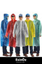 # Raincoat Disposable Practical Rain Coat with Hood Snap Fastener Emergency Raincoat for Camping, Concerts and Festivals - 8