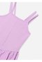 Girl's Ribbed Knit Dress Lilac 6916 - 3