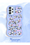 Samsung Galaxy A33 5g Compatible Shockproof Simple Blue Silicone Phone Case Panda Pattern - 2