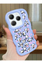 Infinix Hot 40 Pro Compatible Shockproof Simple Blue Silicone Phone Case Panda Pattern