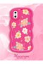 iPhone X Compatible Shockproof Simple Red Silicone Phone Case Flowers Pattern - 2