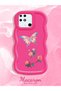 Redmi 10C Compatible Shockproof Simple Red Silicone Phone Case Butterfly Pattern - 2