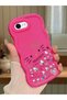 iPhone 6S Plus Compatible Shockproof Simple Red Silicone Phone Case Hello Kitty Pattern