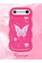 Tecno Spark Slim Compatible Shockproof Simple Red Silicone Phone Case Butterfly Pattern - 2