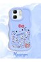 Infinix Hot 50I Compatible Shockproof Simple Blue Silicone Phone Case Hello Kitty Pattern - 2