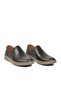 Black Beige Genuine Leather Men's Casual Shoes 048 m - 3