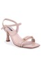 Dza07-1296153 Beige Patent Leather 8 cm Thin Heeled Classic Women's Shoes