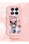 Xiaomi Redmi Note 14 Pro 4g Compatible Shockproof Simple Pink Silicone Phone Case Kuromi Pattern - 2