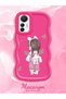 Xiaomi Mi 12 Lite Compatible Shockproof Simple Red Silicone Phone Case Cover Girl Pattern - 2