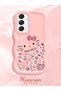 Samsung Galaxy A16 Compatible Shockproof Simple Pink Silicone Phone Case Hello Kitty Pattern - 2