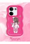 Tecno Camon 20 Compatible Shockproof Simple Red Silicone Phone Case Girl Pattern - 2