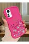Redmi Note 12S Compatible Shockproof Simple Red Silicone Phone Case Hello Kitty Pattern