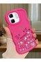 Infinix Hot 50I Compatible Shockproof Simple Red Silicone Phone Case Hello Kitty Pattern