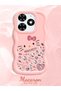 Tecno Spark 20 Compatible Shockproof Simple Pink Silicone Phone Case Hello Kitty Pattern - 2