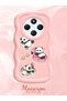Simple Pink Silicone Phone Case Panda Pattern Compatible with Redmi 14C 4g Shockproof