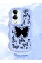 Y29T 5g Compatible Shockproof Simple Blue Silicone Phone Case Butterfly Pattern - 2
