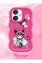 Redmi 13C Compatible Shockproof Simple Red Silicone Phone Case Kuromi Pattern - 2