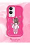Vivo Y04 Compatible Shockproof Simple Red Silicone Phone Case Girl Pattern - 2